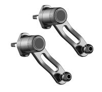 ThtRht Confezione da 2 supporti per telefono da auto con presa a sfera da 17 mm a braccio lungo, prolunga per giunto di base, connettore per bocchetta dell'aria dell'auto, morsetto per telefono