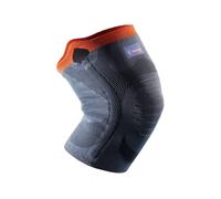 Ginocchiera rinforzata di sostegno - Thuasne Sport - Grigio/Arancio - Taglia S