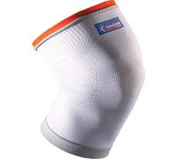 Thuasne Ginocchiera di sostegno Sport – Maglia compressiva, Indice sostegno 2/5 – Bianco/Arancione S
