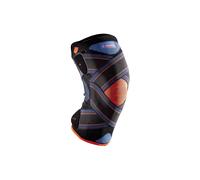Thuasne Ginocchiera Novelastic® Sport, stabilizzatrice rotulea, chiusura a strappo, Taglia M Nero