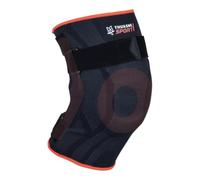 THUASNE Sport - Ginocchiera rinforzata per legamenti - Lesioni dei legamenti, ginocchio instabile - Montanti rigidi articolati lateralmente - Indice di sostegno 5/5 - Dispositivo medico CE - S