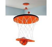 THUCHENYUC Canestro da Basket da Appendere al Soffitto, Canestro da Basket Portatile da Soffitto Swish Mini Gioco da Basket for Camera da Letto Divertente Gioco da Parete con Palla(1SET)