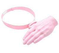 THUCHENYUC Cappello da Sole Grande Quanto Un Palmo, Divertenti Cappelli con Visiera Parasole A Forma di Mano con Fascia Regolabile, Protezione UV(Pink)