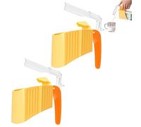 THUCHENYUC Clip for Cartone del Latte Riutilizzabile A Prova di Perdite con Maniglia, Clip E Supporto for Cartone del Latte, Sigillante E Maniglia for Scatola di Succo Portatile(2pcs)