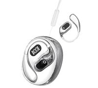 THUCHENYUC Cuffie for Traduzione, Auricolari Bluetooth Wireless for Traduzione Auricolari for Traduttore Linguistico in Tempo Reale con 138 Lingue(White)