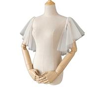 THUCHENYUC Maniche Staccabili per Gli Abiti da Sposa, Colletti Staccabili di Tulle Gonfio per La Decorazione di Nozze delle Donne (Color : A, Size : One Size)