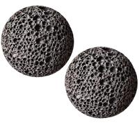 THUCHENYUC Palla for Calli for Mano, Moon Grip Ball Callus Rock Skin Conditioning Callus Building Grip Training Fidget Rock Climbing Grip Trainer Rinforzo for Presa Anti-Sudore(Black*2,5cm)