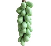 THUCHENYUC Sapone All'uva su Una Corda, Saponi Fatti A Mano A Forma di UVA, Sapone All'uva for Il Lavaggio del Viso, Saponi Artigianali Naturali A Freddo for Viso, Corpo, Doccia E Mani(Green)