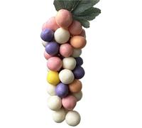 THUCHENYUC Sapone All'uva su Una Corda, Saponi Fatti A Mano A Forma di UVA, Sapone All'uva for Il Lavaggio del Viso, Saponi Artigianali Naturali A Freddo for Viso, Corpo, Doccia E Mani(Multi-Colored)