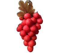 THUCHENYUC Sapone All'uva su Una Corda, Saponi Fatti A Mano A Forma di UVA, Sapone All'uva for Il Lavaggio del Viso, Saponi Artigianali Naturali A Freddo for Viso, Corpo, Doccia E Mani(Red)
