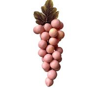 THUCHENYUC Sapone All'uva su Una Corda, Saponi Fatti A Mano A Forma di UVA, Sapone All'uva for Il Lavaggio del Viso, Saponi Artigianali Naturali A Freddo for Viso, Corpo, Doccia E Mani(Pink)