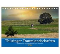 Thüringer Traumlandschaften (Tischkalender 2026 DIN A5 quer), CALVENDO Monatskalender: Lassen sie sich inspirieren und begeistern von den schönen Landschaften Thüringens