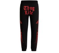 Thug Life Pantaloni sportivi 'Thug Life Ink' rosso / nero Uomo Thug Life XL