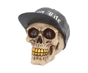 THUG LIFE SKULL ORNAMENT 16CM STATUA NEMESIS NOW
