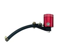 THUJMGH Leve freni per moto Parti di motociclette modificate in alluminio CNC, cilindro principale della frizione del freno in metallo Leve frizione per moto(Red)