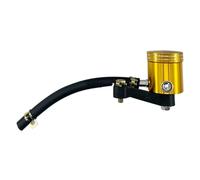 THUJMGH Leve freni per moto Parti di motociclette modificate in alluminio CNC, cilindro principale della frizione del freno in metallo Leve frizione per moto(Gold)