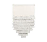 THUL Decorazione da parete in tessuto 107 cm Bianco Cotone
