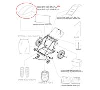 Thule Body - CRS2 - Blu 17-X per Chariot Cross 2