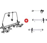 Thule caravan superb portabici da gancio di traino con binario di prolunga per e-bike adatto a 3 biciclette 60 kg