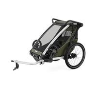 Carrellino rimorchio bici per bambino THULE Chariot Lite single vintage green