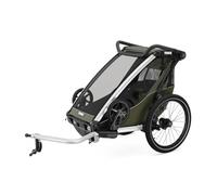Thule Chariot Lite Rimorchio Per Bici Multisportivo Vintage green, Single
