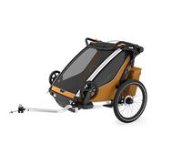 Thule Chariot Sport 2 Rimorchio Multisportivo Da Bici Natural gold, Double