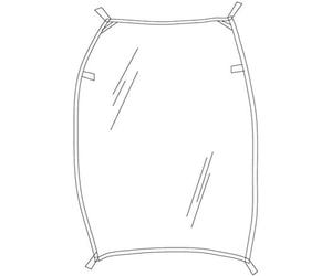 Thule COBERTOR Transparente CARRITO Doble 17-X