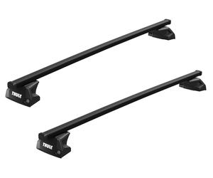 Thule Dachträger Evo Flush Rail SquareBar Evo Nero Per VW Passat Variant Kombi