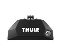 Thule Evo Flush Rail Piede Per Veicoli Confezione Da 4 Nero Black, One-Size