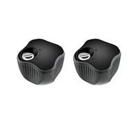 Thule Lockable Knob Pomello Bloccabile Black, 2-pack