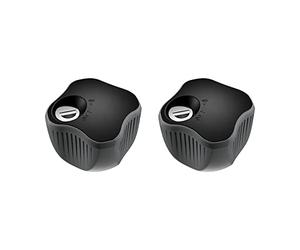 Thule Lockable Knob Pomello Bloccabile Black, 2-pack