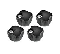 Thule Lockable Knob Pomello Bloccabile Black, 4-pack