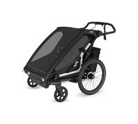 Thule - Passeggino/rimorchio multisport a 2 posti - Chariot Sport 2 Double Black - Nero