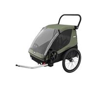 Thule Courier Bambini, Cane E Bici Rimorchio Vintage green, One-Size