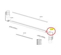 Thule Pezzo Di Ricambio Wingbar End Cap Left 52103 Black