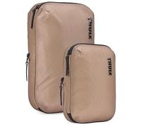 THULE porta abiti Compression Packing Cube Set Gentle Beige marrone