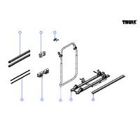 Thule rail profilo per portabici per elite van xt - ricambio thule 1500603724