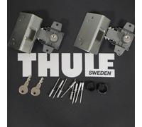 Thule Set Serratura Ricambio 855 Oks 2 Pezzi Con Scatola Argento