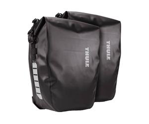 Thule - Tracolle da bicicletta per ruota posteriore - Shield Pannier 25L Pair Black - Nero