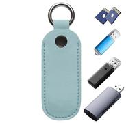 Thumb Flash Drive Holder - Flash Drive In PU Leather, | Portable Carrying Students Holder For Traveling, Outing