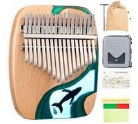 Thumb Piano 17 tasti Kalimba, innovativo pianoforte portatile da dito con istruzioni for il libro di canzoni Kalimba, martello for l'accordatura, custodia del pianoforte e altro ancora! Regalo for pri
