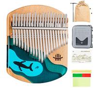 Thumb Piano 21 tasti Kalimba, pianoforte portatile da dito con istruzioni for il libro di canzoni Kalimba, martello for accordare, custodia e altro! Regalo for professionisti principianti, design in l