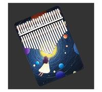 Thumb Piano 21 Tasti Portable Finger Piano Pine Body Kalimba Strumenti Musicali Con Accessori Kalimba Strumento Musicale (Color : 08)