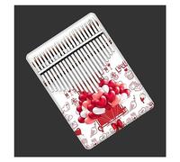 Thumb Piano 21 Tasti Portable Finger Piano Pine Body Kalimba Strumenti Musicali Con Accessori Kalimba Strumento Musicale (Color : 04)