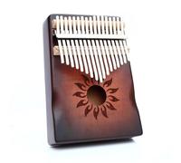 Thumb Piano Kalimba Kalimba Strumento Musicale Da 17 Pollici Pianoforte A Pollice In Mogano Con Protezione Per Le Mani(11)