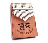 Thumb Piano Kalimba Kalimba Strumento Musicale Da 17 Pollici Pianoforte A Pollice In Mogano Con Protezione Per Le Mani(7)