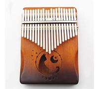 Thumb Piano Kalimba Kalimba Thumb Piano 17 21 Tasti In Legno Di Mogano Portatile Combinazioni Di Pianoforte A Dita(1Cat style 17 keys)