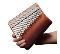 Thumb Piano Kalimba Pianoforte A Pollice Kalimba A 34tasti Con Impiallacciatura In Faggio E Scatola Portaoggetti Per Gli Amanti Della Musica(34 Key Beech wood)