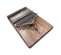 Thumb Piano Kalimba Pianoforte A Pollice Kalimba In Noce Nero Da 17 E 21 Tasti Con Supporto Scanalatura Fatto A Mano(17 Keys)