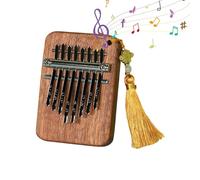 Thumb Pianoforte, 8 tasti Alto, strumento decorativo a dito carino e portatile con cordino, perfetto per principianti, bambini, ragazzi e bambini, esplorare l'onda